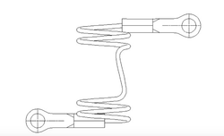 Cable - Hood,  stop  Fit Freightliner