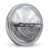 LED License Light 1.5” Round With Stainless Steel Chrome Bezel Maxxima