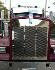 Grille Fits Kenworth W900L Small Diamond S.Steel