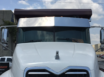 13” Visor Fits Mack Vision/Granite Flat Top Model Cv713 CV, GU, CL, CH, CT and CX 2001-2013 Replaces Factory Fiberglass 