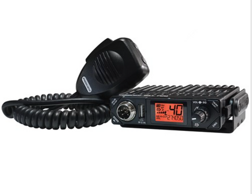 BILL Ultra Compact CB Radio with USB & 7 Color Display