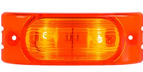 Red Large Oblong Marker Light