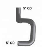 5" Fits Ford L LNT LTS Exhaust Elbow for Muffler Inlet Od/OD