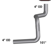 4" Model L Ford 4" Muffler Exhaust Inlet alz