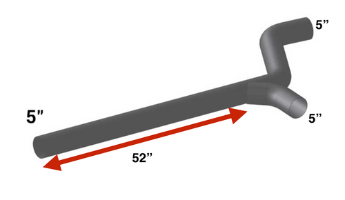Volvo Exhaust Medium Length Y-Pipe