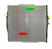 Radiator Plastic Tank, Aluminum Core fits Volvo Vnl, Vn Series 00-06