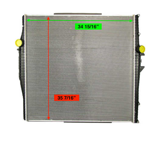 Radiator Plastic Tank, Aluminum Core fits Volvo Vnl, Vn Series 00-06