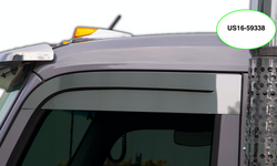 5" Drop Chop Tops Window Extensions Fits Kenworth T880 2016& NEW Stainless Steel