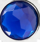Plastic crystal on top Blue Jewel