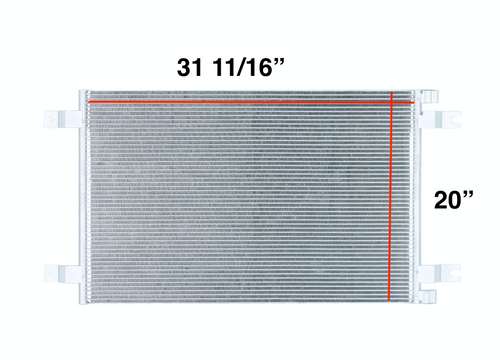 A/C Condenser fits Peterbilt 386 Series 2009+