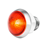 1-1/4" Mini Moon Dual Function LED Light Classic Style Lens Red/Red