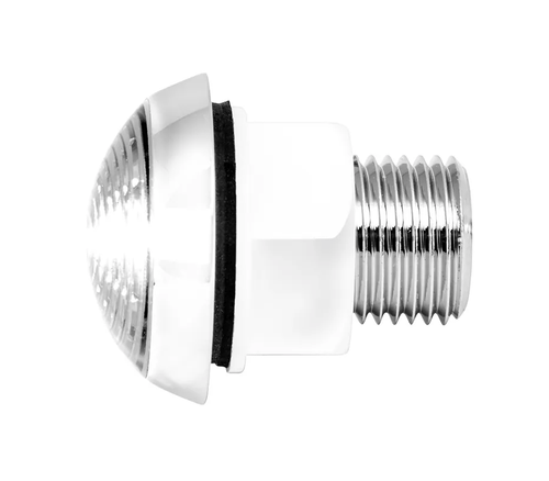 1-1/4" Mini Moon Dual Function LED Light Classic Style Lens White