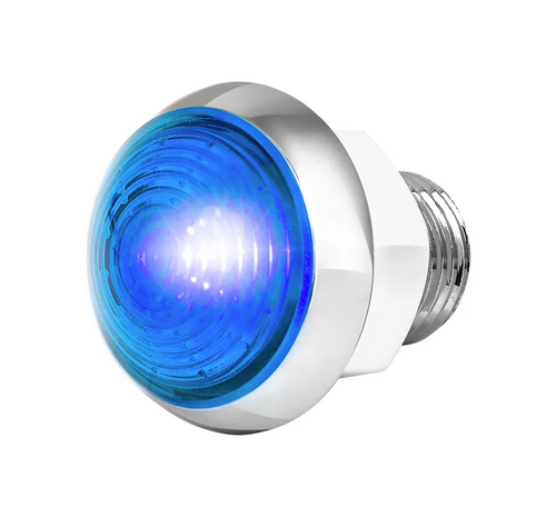 1-1/4" Mini Moon Dual Function LED Light Classic Style Lens Blue