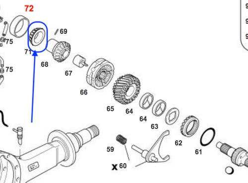 Differential Bearing, D156P
