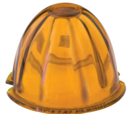 3.5" Watermelon Style Glass Lens Light Amber