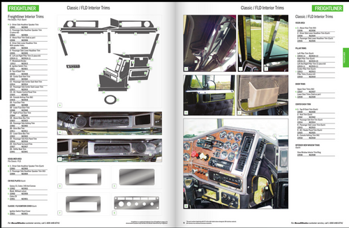 Right Of Fuse Door Trim fits Freightliner Classic/Fld