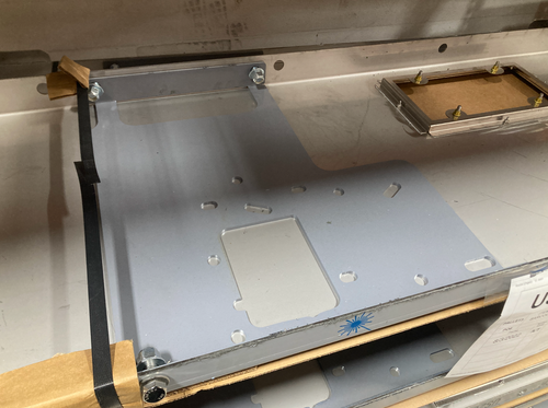 20" Stainless Steel Bumper fits PB 379 & 389, KW W990 -  W/ 28 3/4" light hole