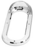 Chrome Plastic Vertical Rim Visor