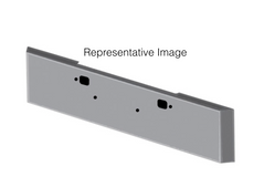  20" Chrome Bumper (Fits Freightliner Classic 1990-2003) with Standard Mount and Mitered Tow Holes