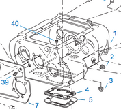 Case Assembly  Front Case Forced Lube   RTLO-16913A