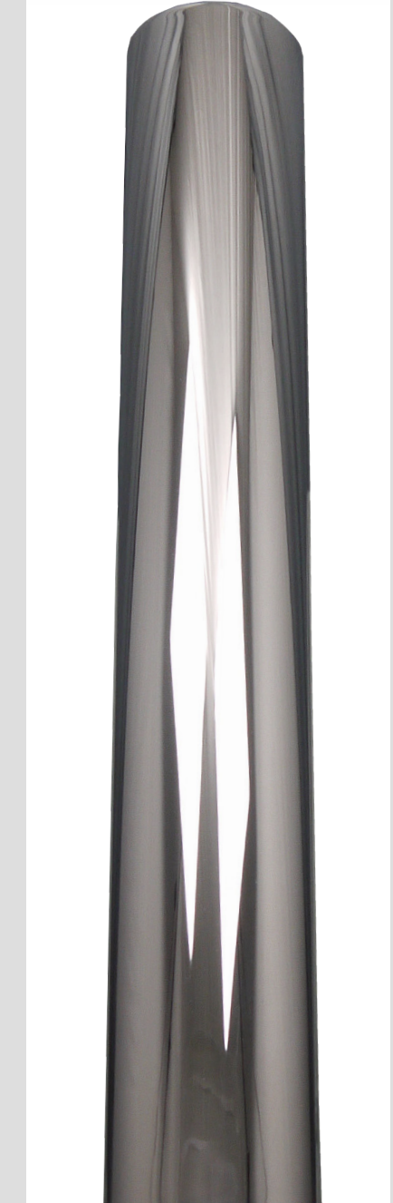 7" X 114" OD Stack  Straight Cut Chrome Exhaust Flat Top