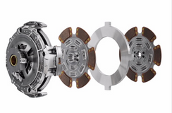Eaton Clutch torque 1650 15-1/2 Pull-Type Mack and Volvo, Evertough 1650 Clutch Set: 2 in. Spline 10, Springs 9,  11L &13L