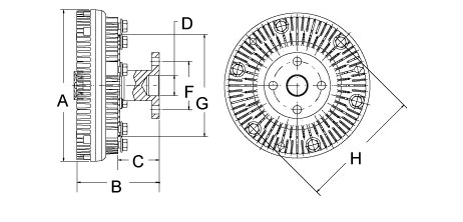 VS Air-Sensing Fan Drive Fits Paccar
