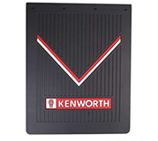 Mud Flap - Original fits Kenworth Black 24 X 30 With Logo V (Each)