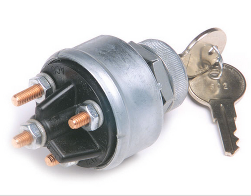 Ignition Starter Switch 4 Positions,2 Keys 8 Amp