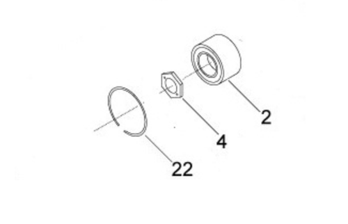 Horton DMA Bearing kit Long Drac