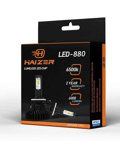 Led-880 6,000 Lumens The package includes 2 bulbs 896