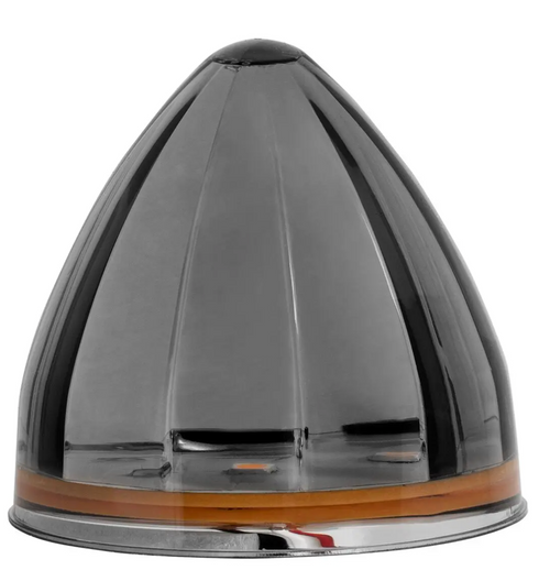 2" Watermelon LED Light in Smoke Lens 6 High power SMD LEDs - 12V