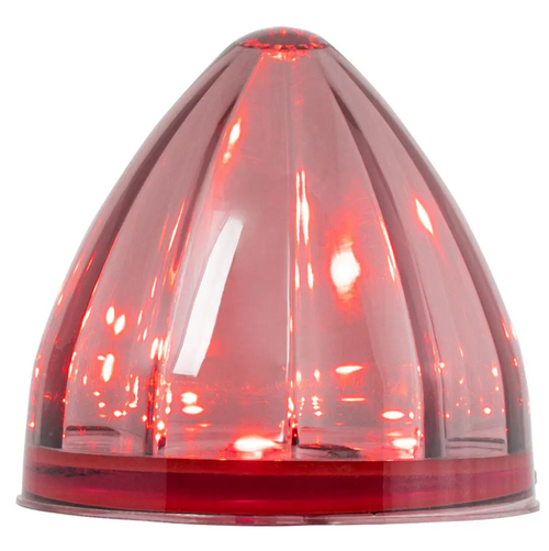 2" Watermelon LED Light in Smoke Lens 6 High power SMD LEDs - 12V