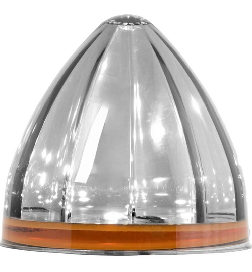 2" Watermelon LED Light in Smoke Lens 6 High power SMD LEDs - 12V