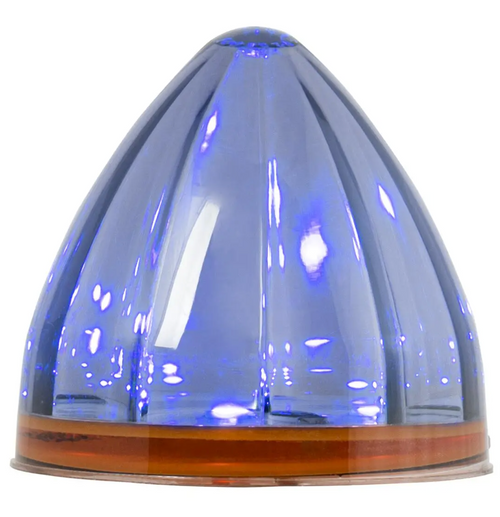 2" Watermelon LED Light in Smoke Lens 6 High power SMD LEDs - 12V