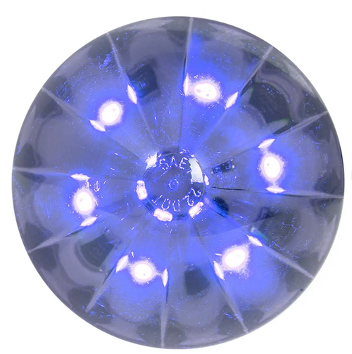 2" Watermelon LED Light in Smoke Lens 6 High power SMD LEDs - 12V