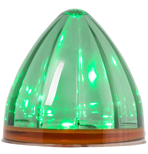 2" Watermelon LED Light in Smoke Lens 6 High power SMD LEDs - 12V