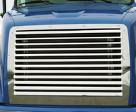 Grille Fits Volvo VN 2004 & Newer Generation 2 Louvered S.Steel