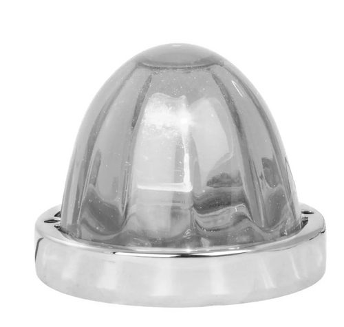 Clear Watermelon Flush Mount Large Glass Marker Light Kit 1157