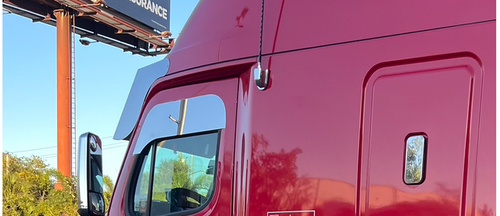 Stainless Steel Door Extension fits Freightliner Cascadia 2008-2017