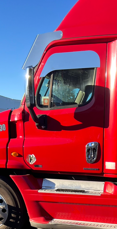 Stainless Steel Door Extension fits Freightliner Cascadia 2008-2017