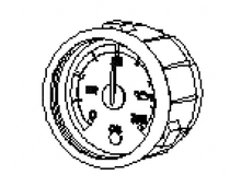 GAUGE TO FUEL LEVEL, is ELECTRIC, FUEL/DEF LEVEL fits Freightliner CASCADIA