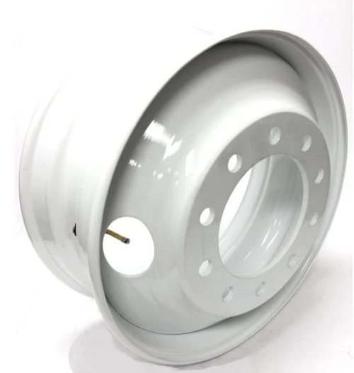 Steel Wheel, 22.5" X 8.25", 10 Holes, 26(mm),  2 Hand Holes, Hub Pilot,  All position