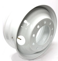 Steel Wheel, 22.5" X 8.25", 10 Holes, 26(mm),  2 Hand Holes, Hub Pilot,  All position