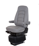 Seat Bostrom High PRO wide ride + Serta Color Grey Ultra leather, L&R ARMS, High Back