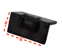Steel Corner Protector 4"x 6"with rubber backing
