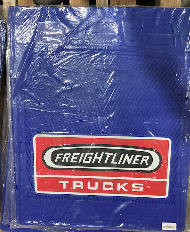 Blue Mud Flap 24” X 30” with Freightliner Logo - Pair