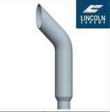 Lincoln Chrome BullHorn Cut 6” OD X 36” L Reduced To 5” Top Stack