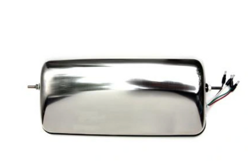 8"x16", Stainless Steel, Heated, Remote - Less Harness and Switch  - Motorized