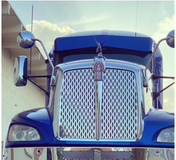 Grille Fits Kenworth T660 Small Diamond With Mesh S.Steel
